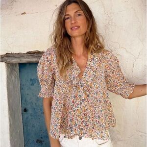 DOEN Henri top in Wild Clover